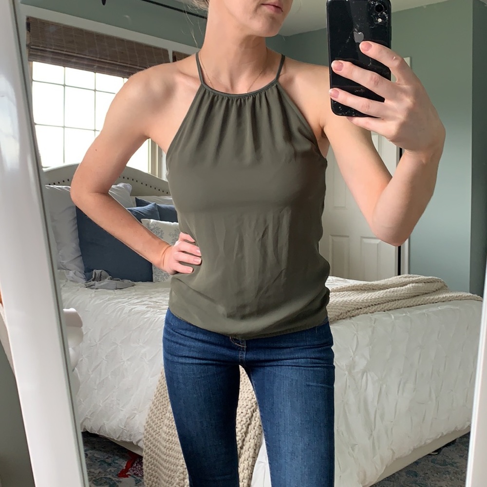 Express Green Top